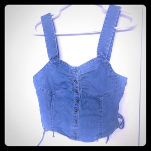 Denim Crop Top